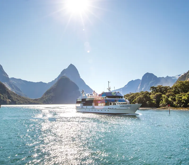 Day 7 of 11 Day Ultimate South Island SOLO Travellers: Depart Te Anau for a fascinating drive to Milford Sound where you board your launch for a