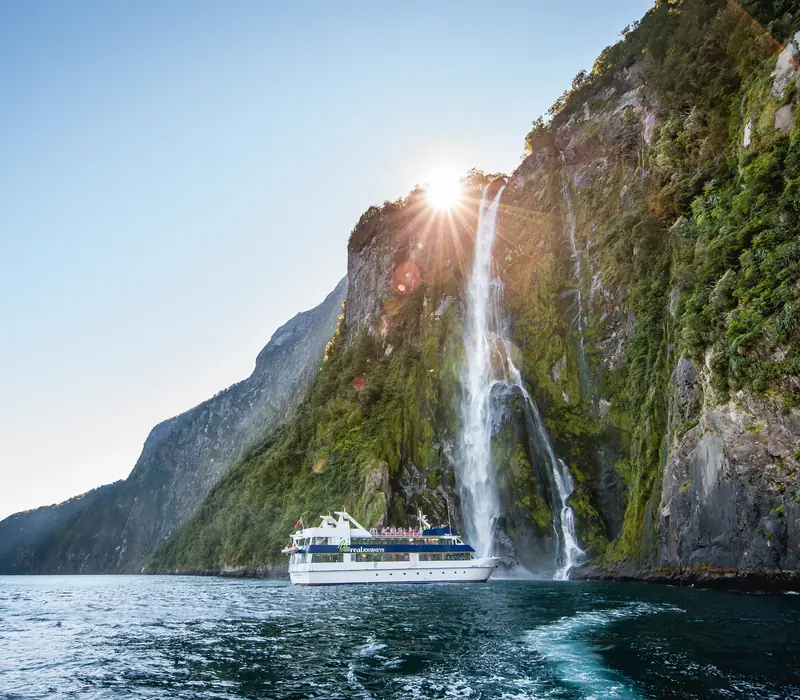 Day 15 of 19 Day Ultimate Showcase: Depart Te Anau for a fascinating drive to Milford Sound where you board your launch for a
