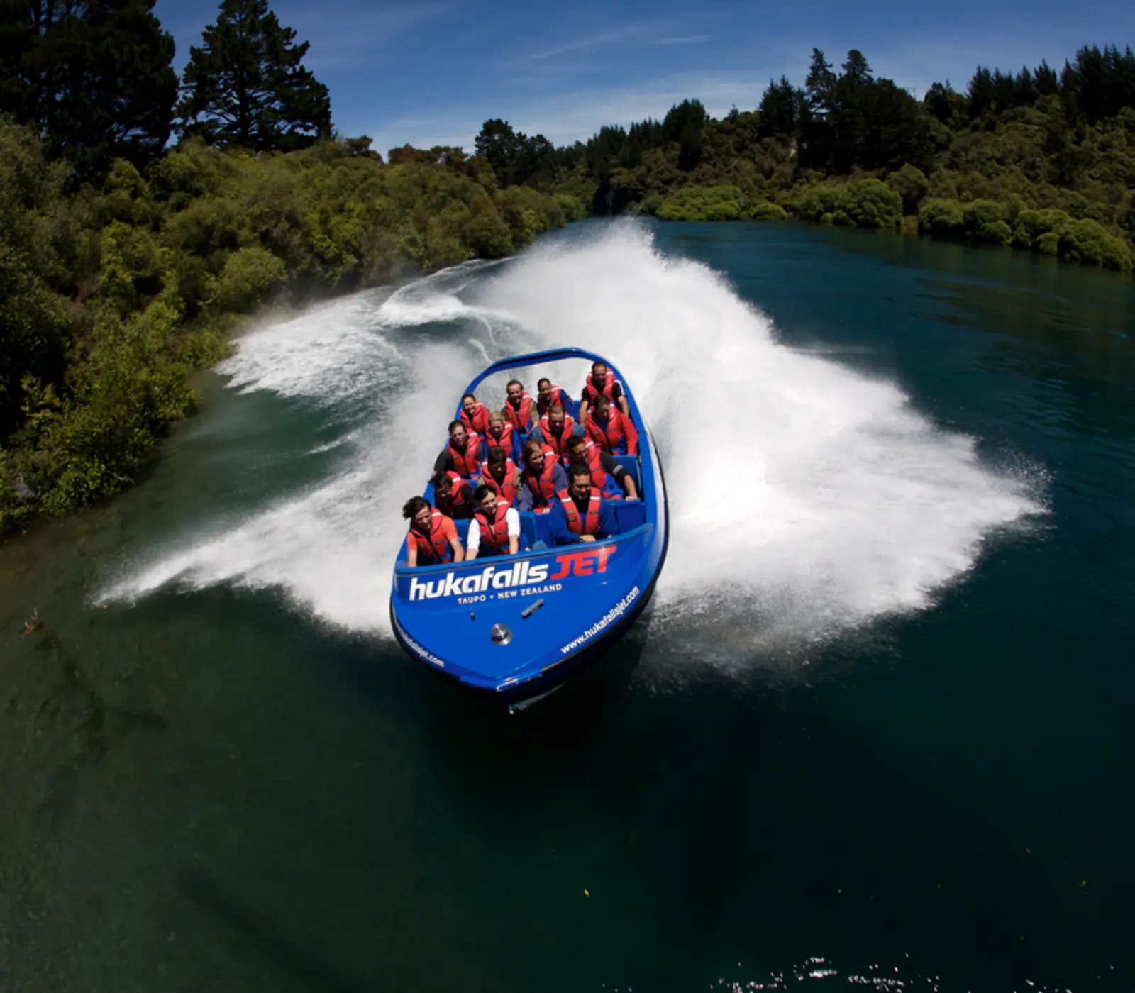 Day 4 of 7 Day North Island Explorer: Huka Falls Jet Boat Ride