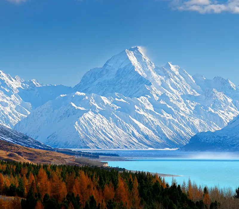 Day 8 of Essence of New Zealand - Small Group Tour 26/27: Visit the Jones Family Fruit Stall for fresh local stone fruit and then travel over the br