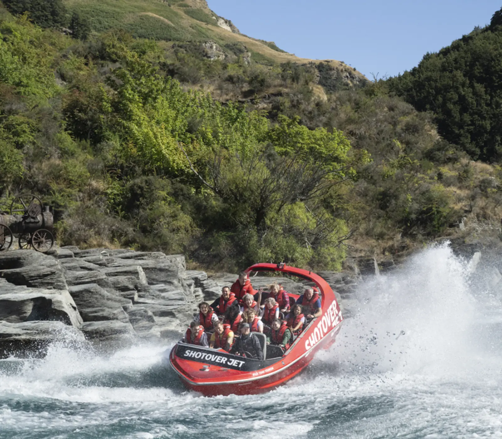 Day 4 of The Remarkables Beginners: Shotover Jet Canyon Jet Boat Ride