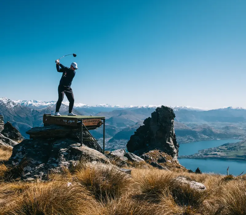 Day 4 of Queenstown Golfing Getaway: Over The Top Golf Fly-Drive-Putt