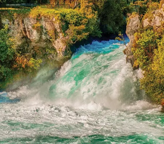 Day 7 of Northern Spotlight 26/27: You’ll hear Huka Falls well before you see it, at this natural wonder, a staggering 220,00