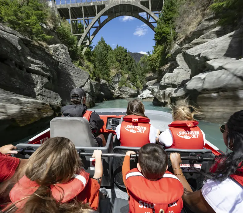 Day 2: Shotover Jet Canyon Jet Boat Ride (photo 2), Mountains, Fiords and Glaciers Family Adventure