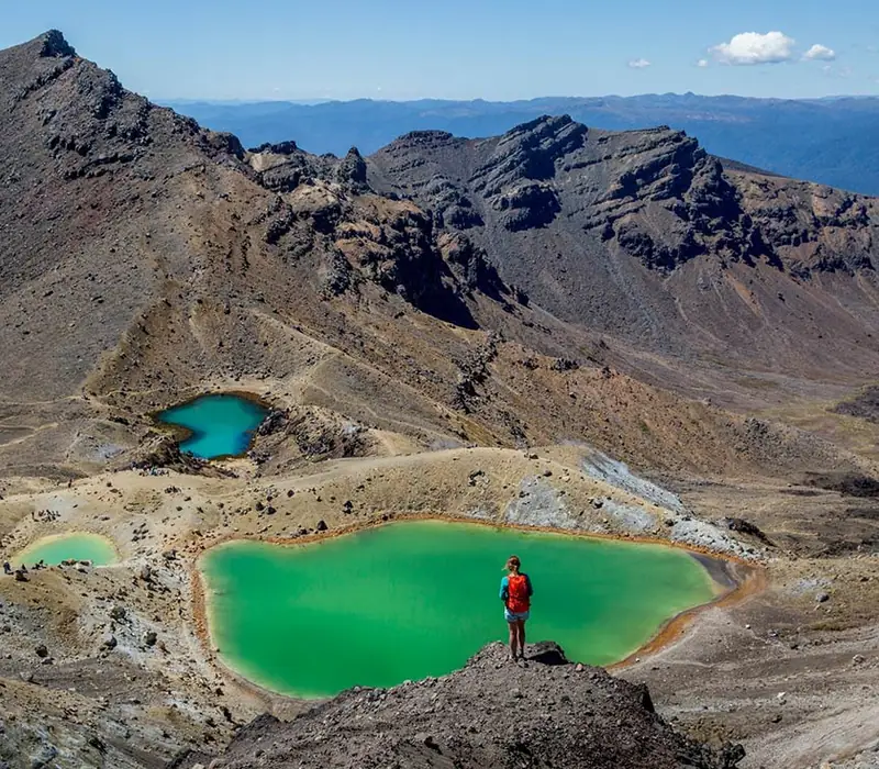 Day 14 of New Zealand Uncovered (Northbound): A volcanic eruption 70,000 years ago created the magnificent Lake Taupo, which now hosts v