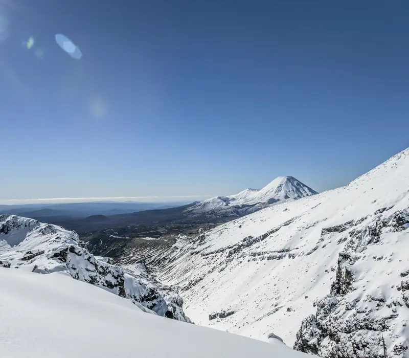 Day 2: Auckland to Whakapapa Village, Ski North to South
