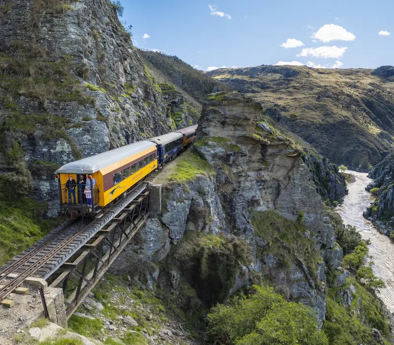 Day 5 of Southern East Coast: Dunedin to Queenstown including Taieri Gorge Train with Cheeky Kiwi Travel