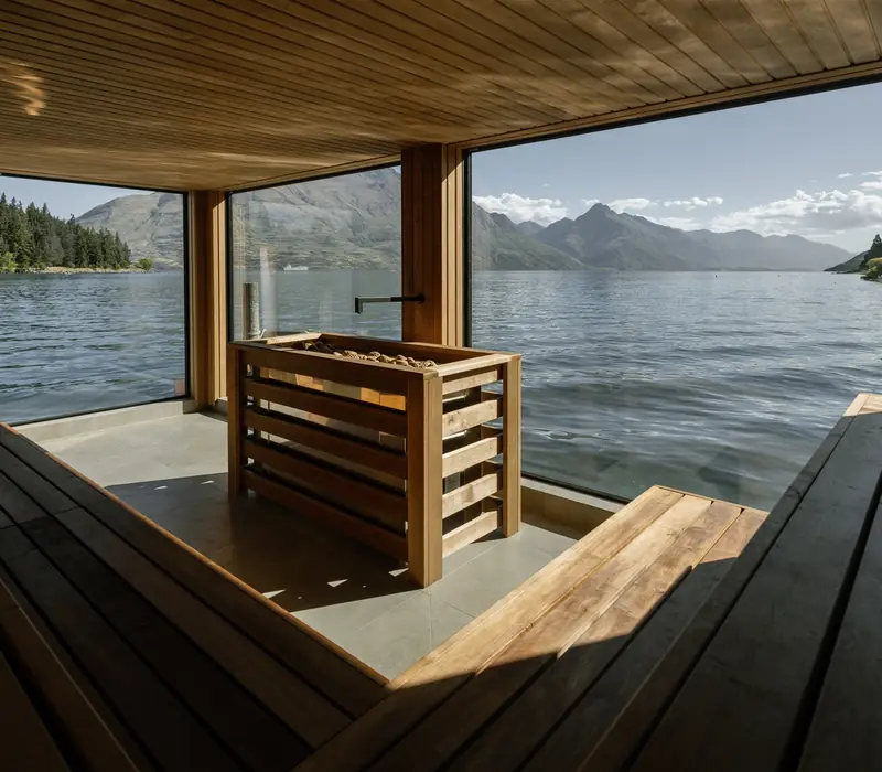 Day 5 of South Island Hiking Adventure: 60 Minute Social Sauna Session at Watershed Saunas Queenstown