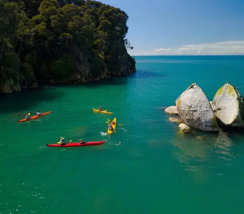Day 15 of The Length & Breadth North to South: Kayak the Abel Tasman & eBike the Great Taste Trail - Lunch Included