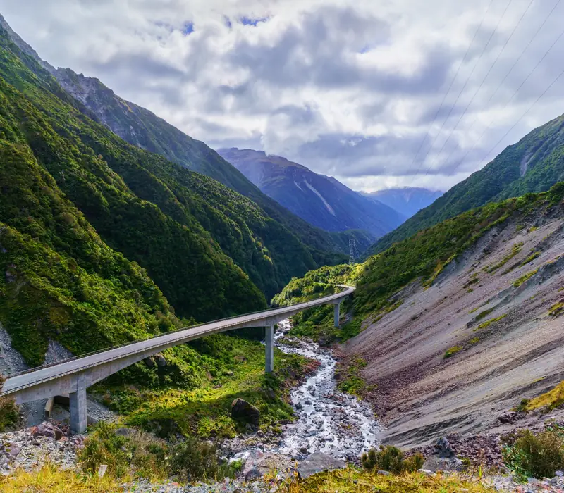 Day 23 of Ultimate New Zealand: Begin the journey up the west coast, this is the rainiest part of New Zealand, resulting i