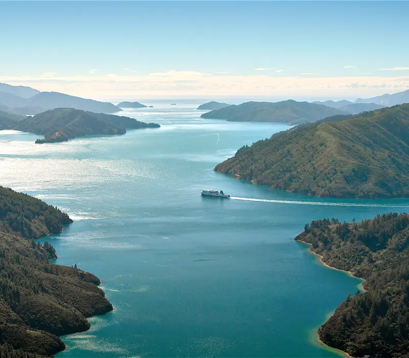 Day 14 of Ultimate New Zealand: Say goodbye to the North Island and cross the Cook Strait on board a ferry, taking in some